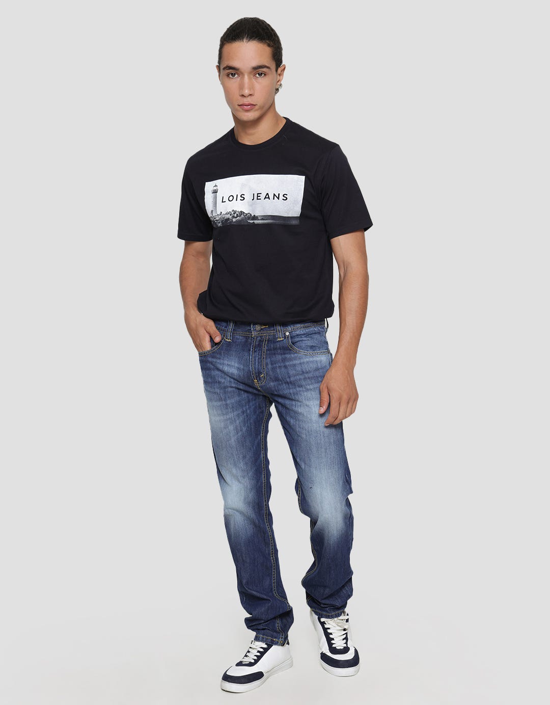 Lois Washed CFL069C Slim Fit Men's Jeans