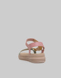 Triset Flat Sandals with Velcro Details
