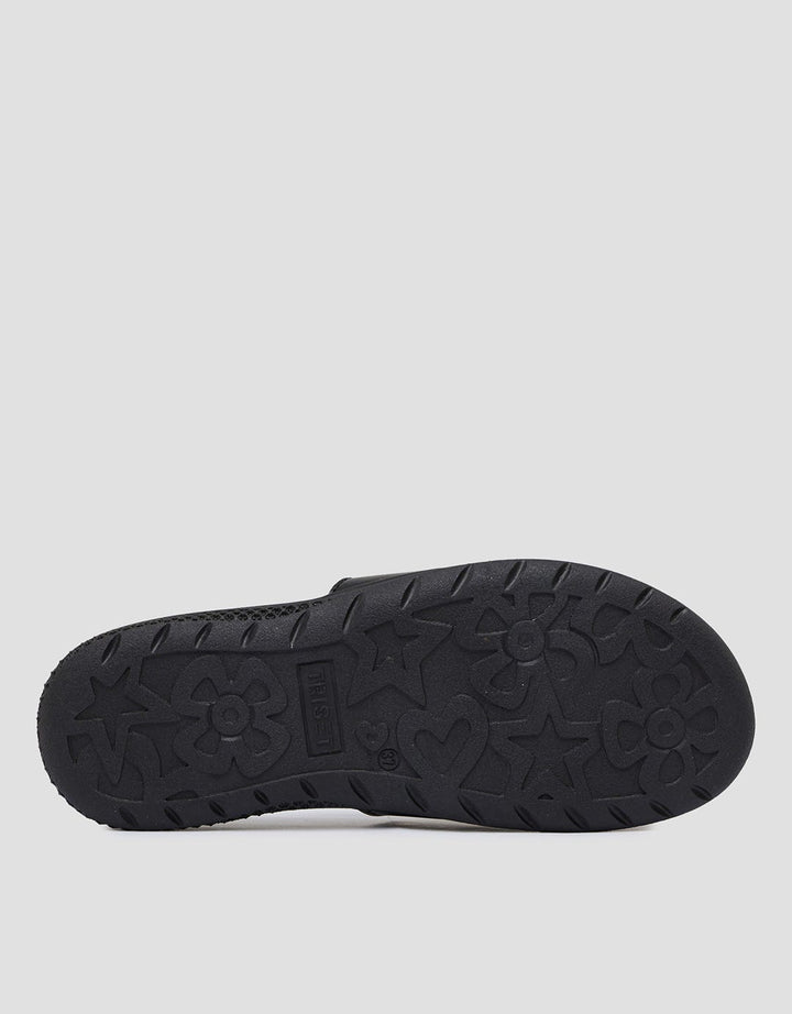 Triset Leather Shine Sandal Slipper Wanita
