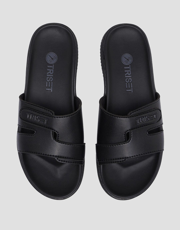 Triset Leather Shine Sandal Slipper Wanita