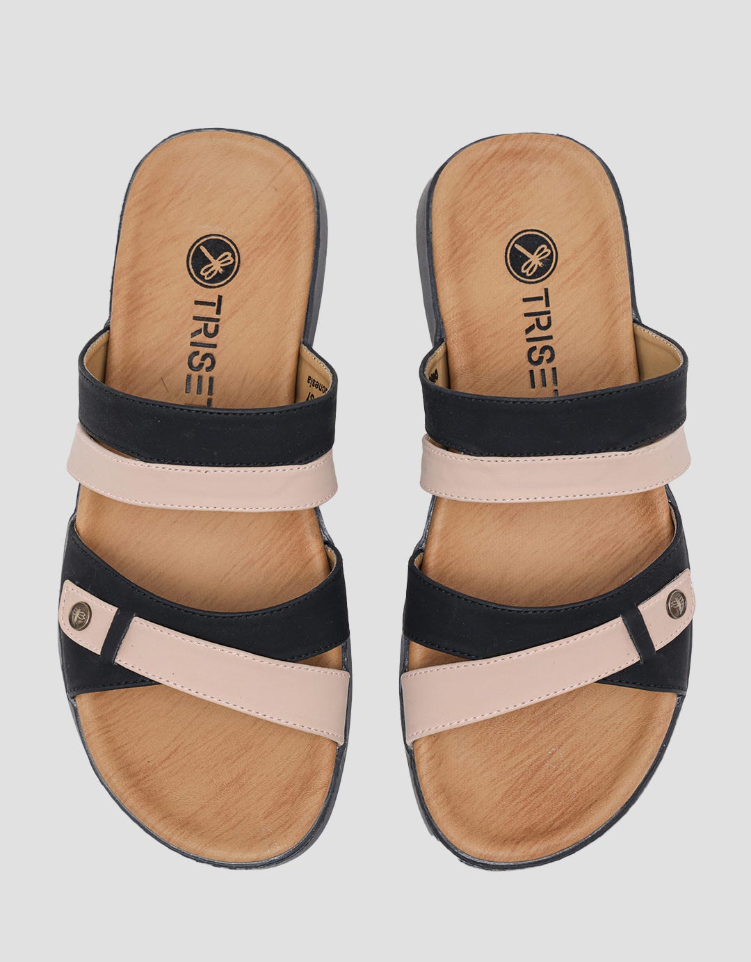 Triset Cross Multi Strap Sandal Wanita