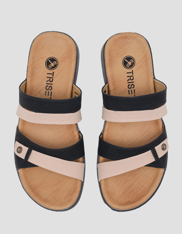 Triset Cross Multi Strap Sandal Wanita