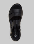 Triset Dotted Style Sandal Wedges Wanita