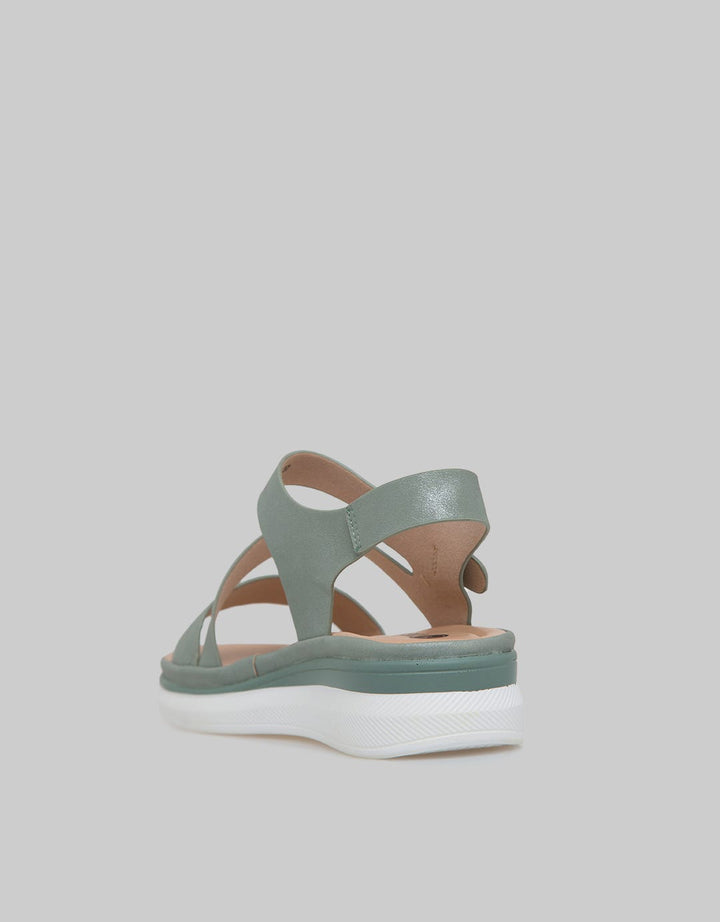 Triset Fashionable Flat Sandals with Velcro Details