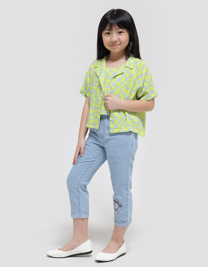 Curly Fashion Blouse Anak Perempuan