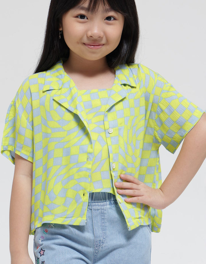 Curly Fashion Blouse Anak Perempuan