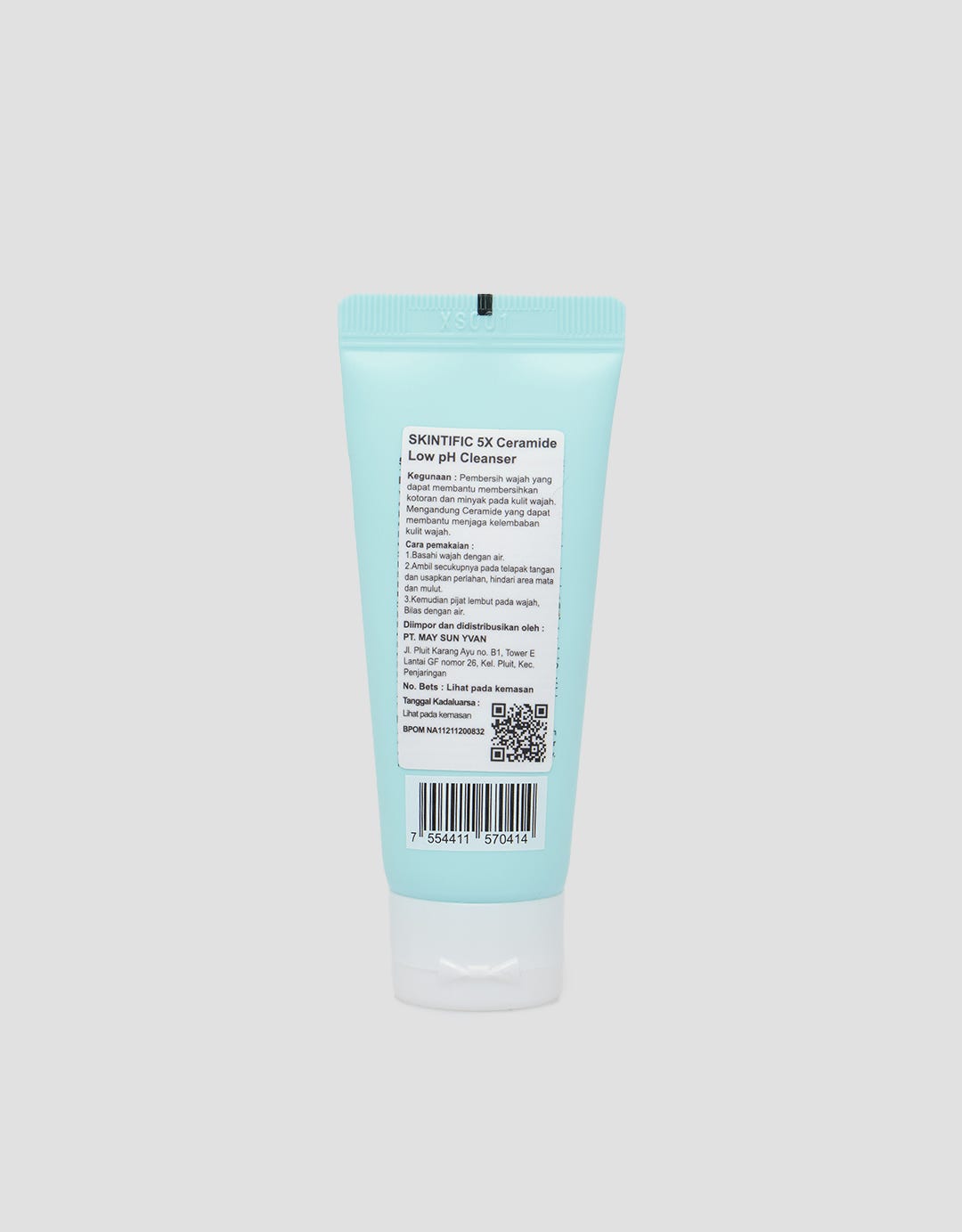 Skintific 5X Ceramide Low Ph Facial Cleanser Travel Size 15 g