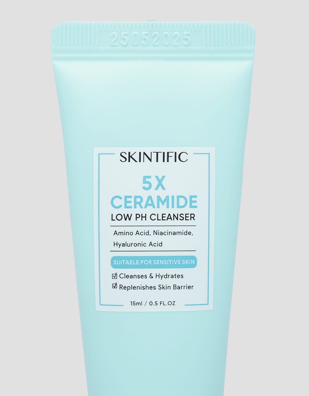 Skintific 5X Ceramide Low Ph Facial Cleanser Travel Size 15 g