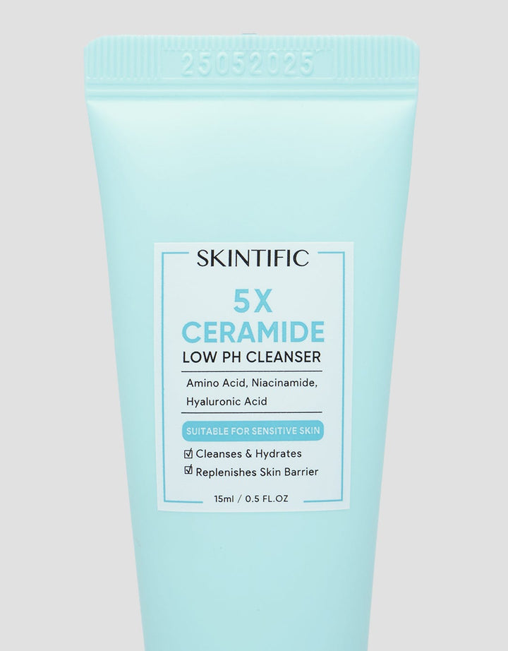 Skintific 5X Ceramide Low Ph Facial Cleanser Travel Size 15 g