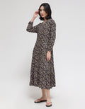 St. Yves Long Sleeve Maxi Dress Flyleaf Floral