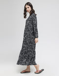 St. Yves Long Sleeve Maxi Dress Fallen Leaves