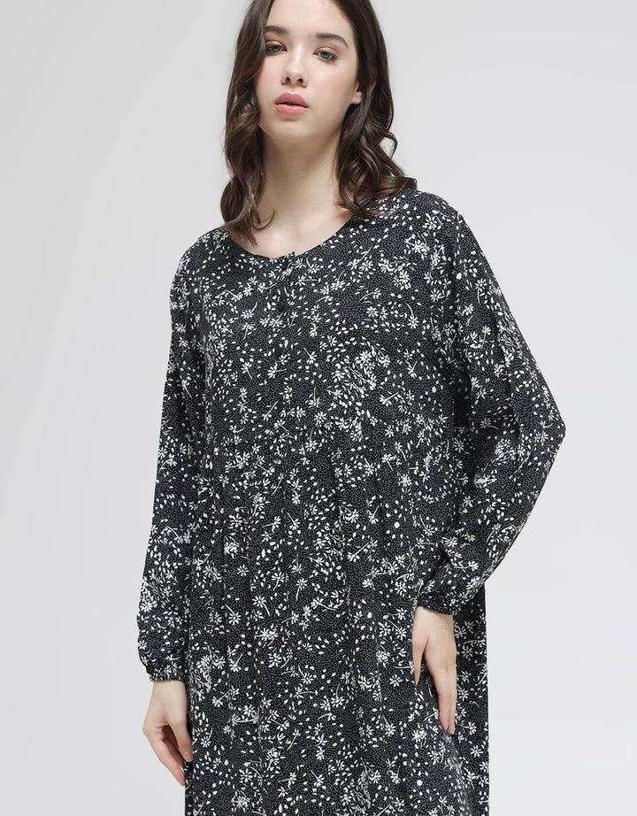 St. Yves Long Sleeve Maxi Dress Fallen Leaves