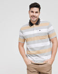 Walrus Stripe Multi Polo Shirt Pria