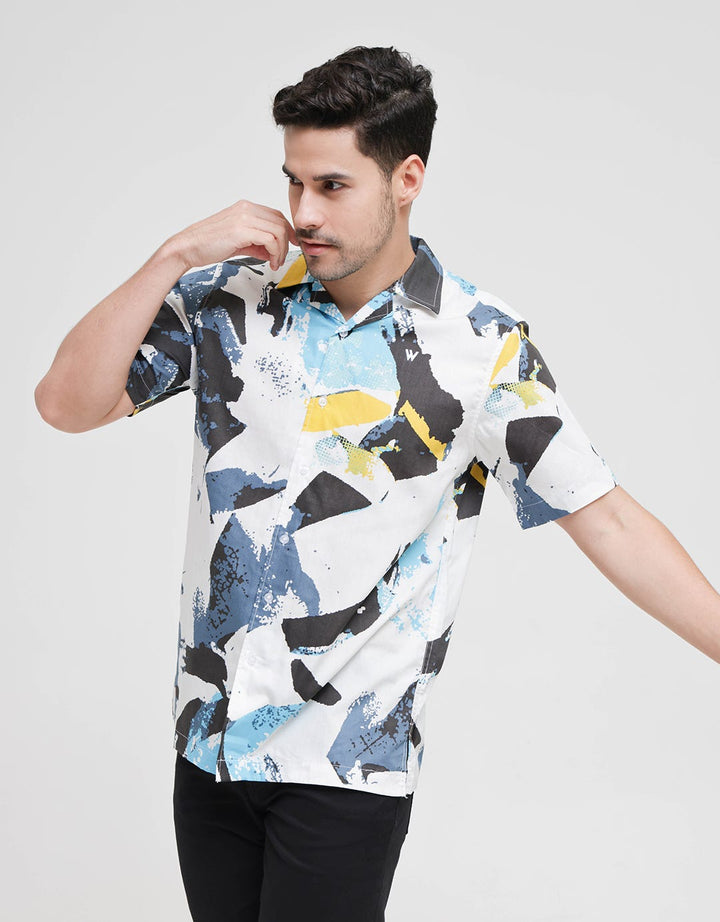 Walrus Short Sleeve Shirt Colorfull