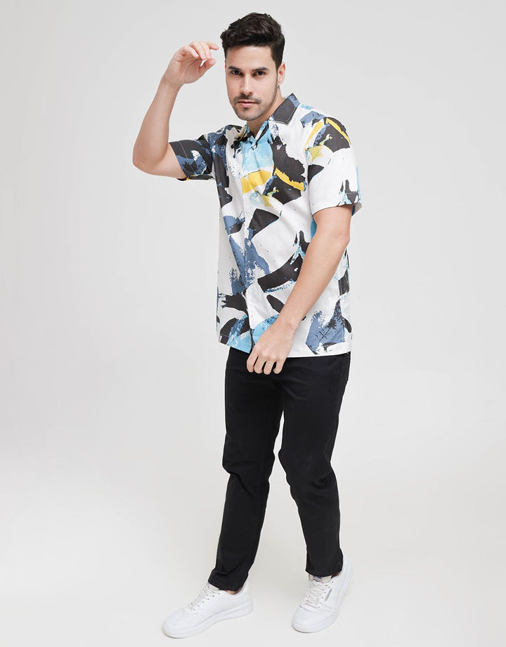 Walrus Short Sleeve Shirt Colorfull