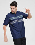 Walrus Printing Multi Stripe Shirt