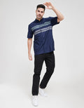 Walrus Printing Multi Stripe Shirt