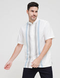Walrus Printing Stripe Shirt
