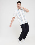 Walrus Printing Stripe Shirt