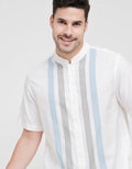 Walrus Printing Stripe Shirt