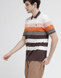 Walrus Multi Color Stripe Polo Shirt