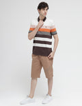 Walrus Multi Color Stripe Polo Shirt