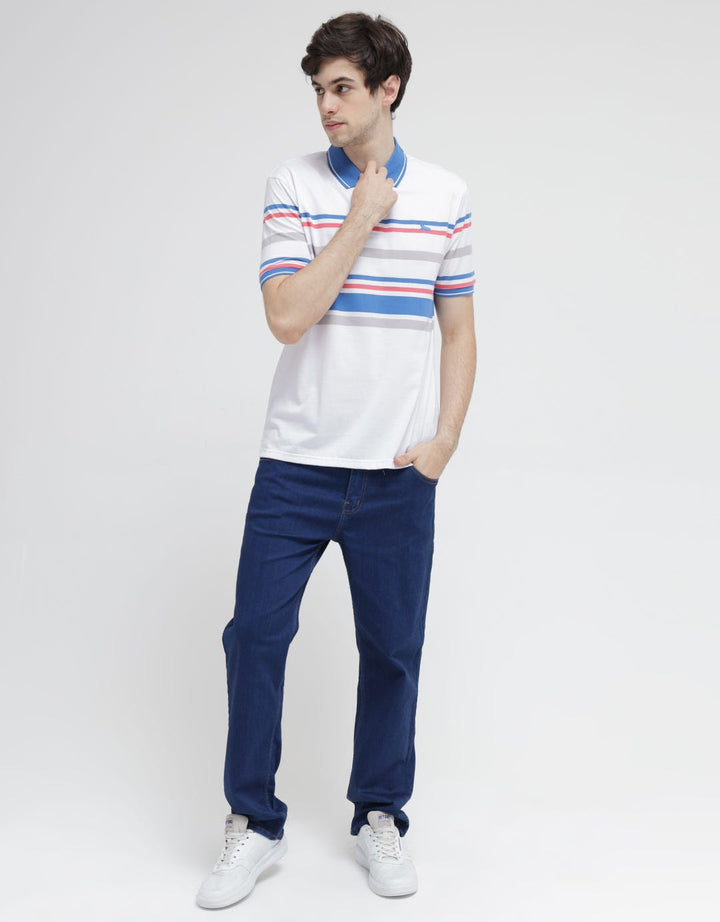 Walrus Multi Stripe Color Polo Shirt