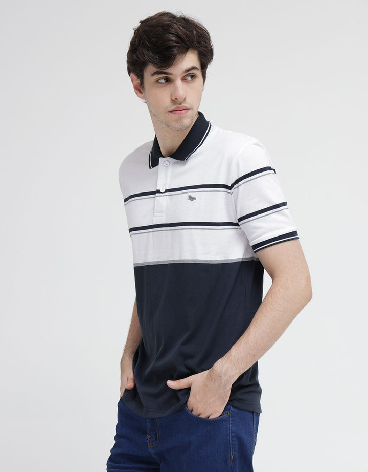 Walrus Stripe On Top Polo Shirt