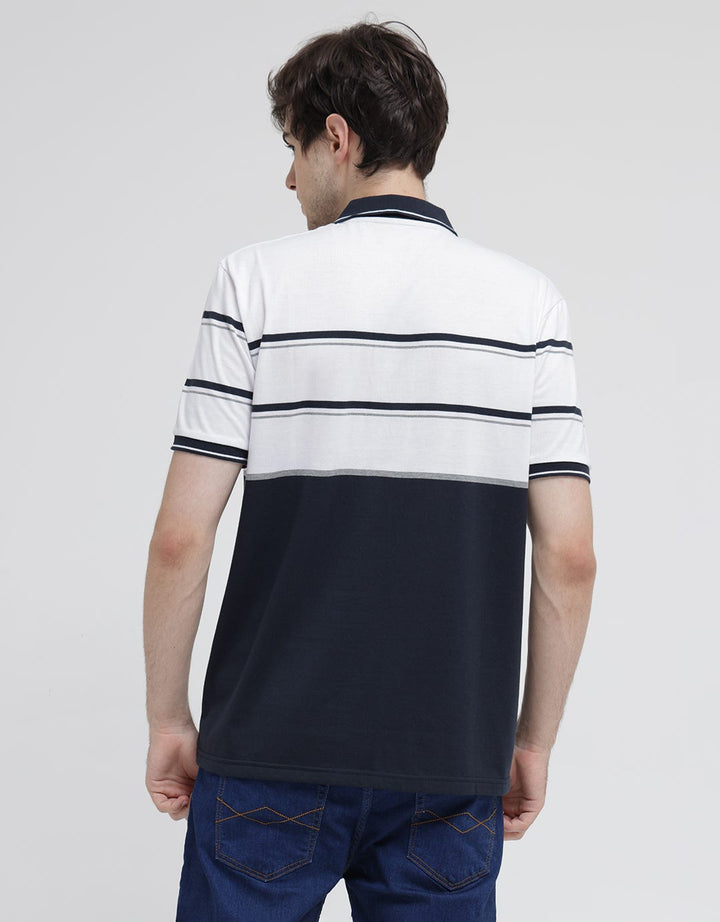 Walrus Stripe On Top Polo Shirt