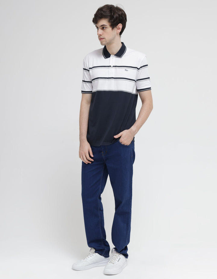 Walrus Stripe On Top Polo Shirt