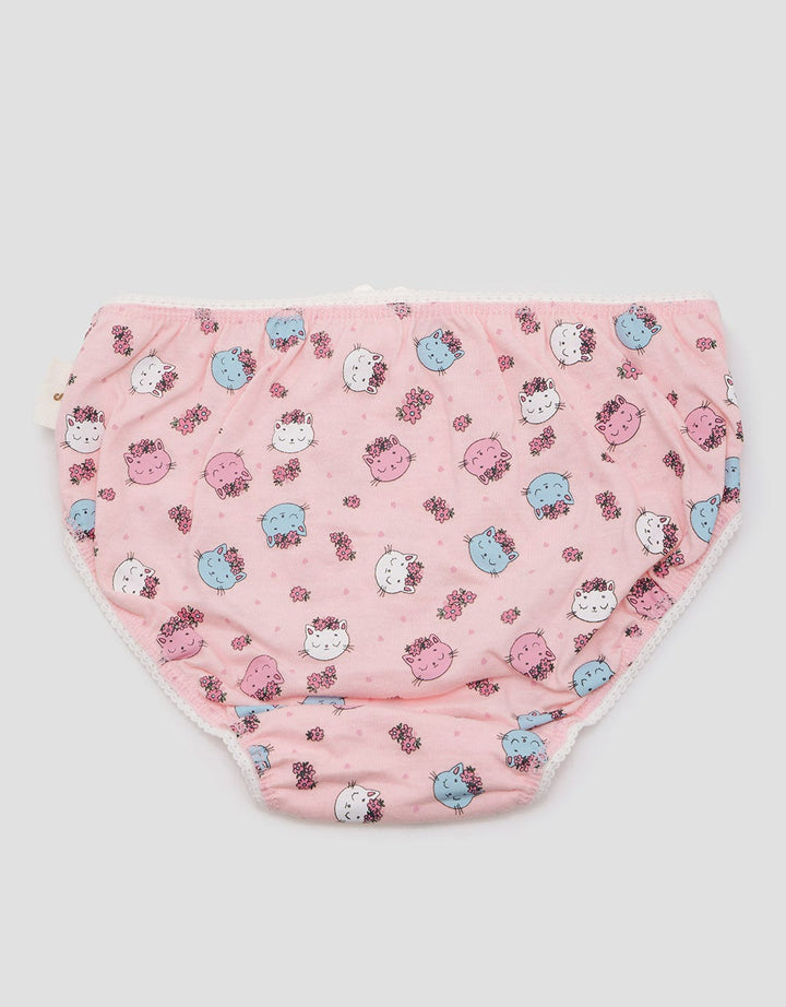 Kidz Too Cat Full Print Celana Dalam Anak Perempuan