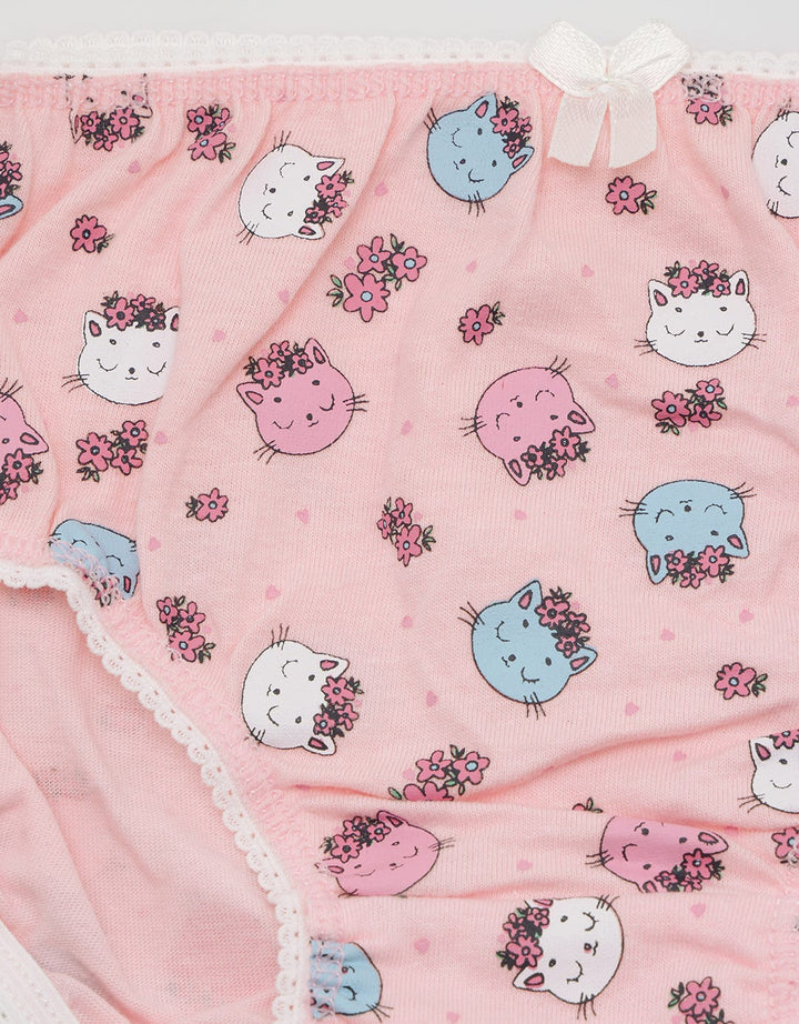 Kidz Too Cat Full Print Celana Dalam Anak Perempuan