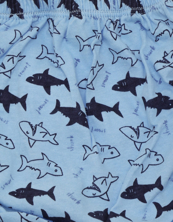 Kidz Too Smart Shark Print Celana Dalam Anak Laki-laki