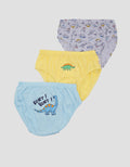 Kidz Too Brief Pack Of 3 Dino Roar Boys