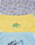 Kidz Too Brief Pack Of 3 Dino Roar Boys