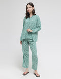 Nevada Long Sleeve Pyjama Pants Dots Combine
