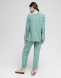 Nevada Long Sleeve Pyjama Pants Dots Combine