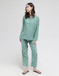 Nevada Long Sleeve Pyjama Pants Dots Combine