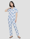 Nevada Short Sleeve Pyjama Pants Love Daisy