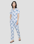 Nevada Short Sleeve Pyjama Pants Love Daisy
