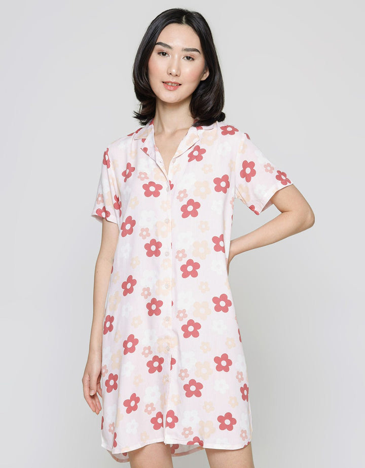 Nevada Short Sleeve Midi Dress Love Daisy