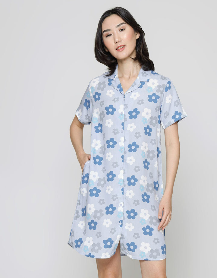 Nevada Short Sleeve Midi Dress Love Daisy