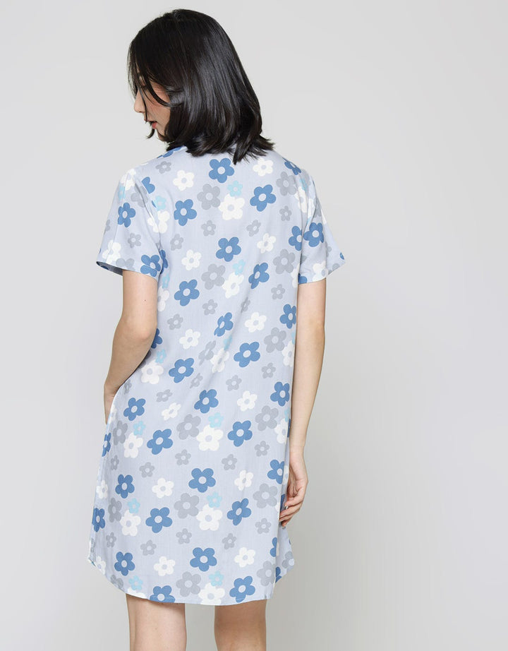 Nevada Short Sleeve Midi Dress Love Daisy