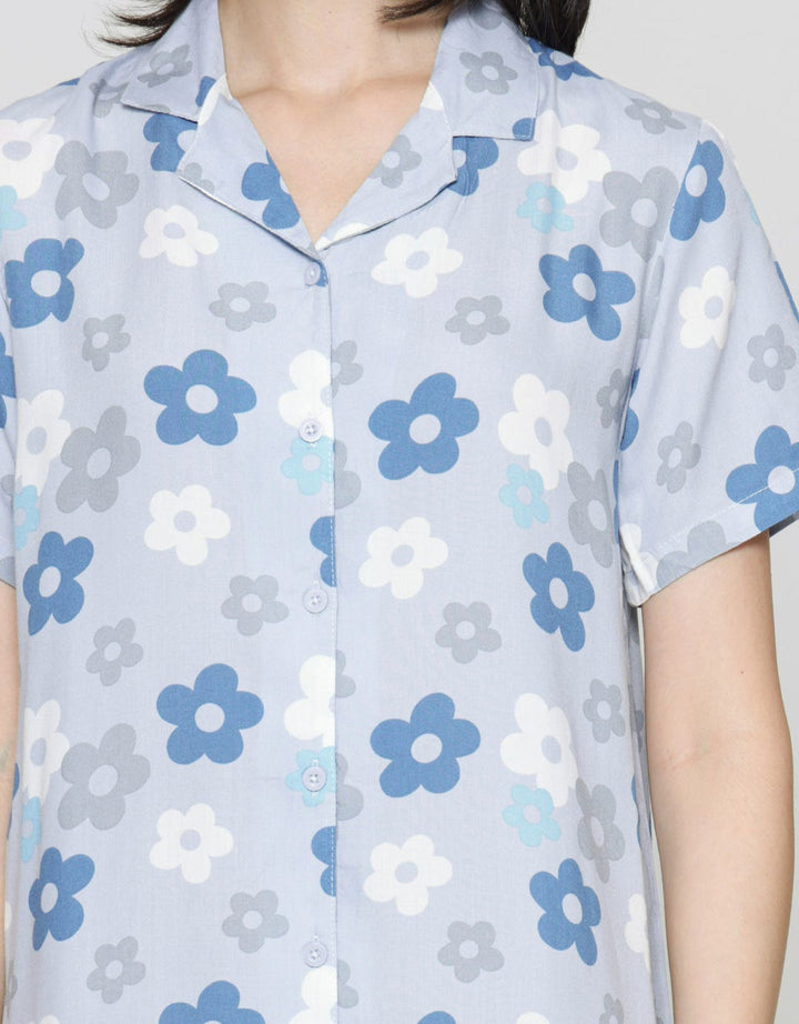 Nevada Short Sleeve Midi Dress Love Daisy