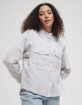 Triset Double Pocket Blouse Wanita