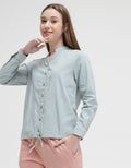 Triset Plain Casual Classic Blouse for Women