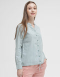 Triset Plain Casual Classic Blouse for Women