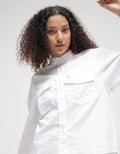 Triset Double Pocket Blouse Wanita