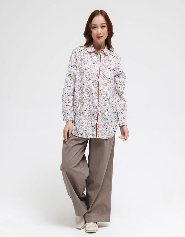 Triset Casual Flower Motif Blouse