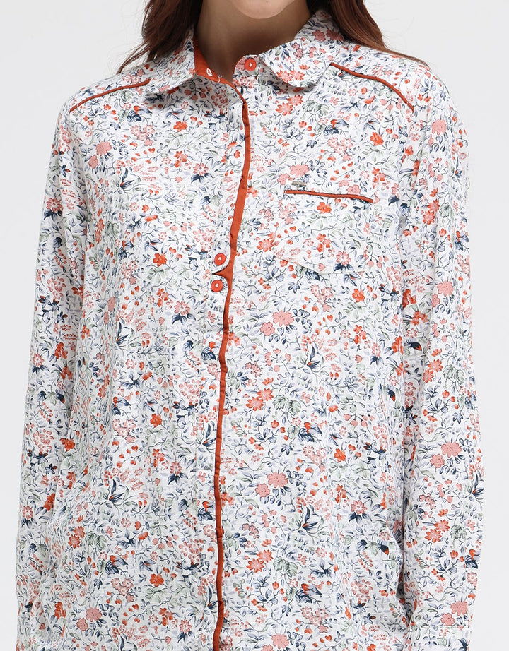 Triset Casual Flower Motif Blouse